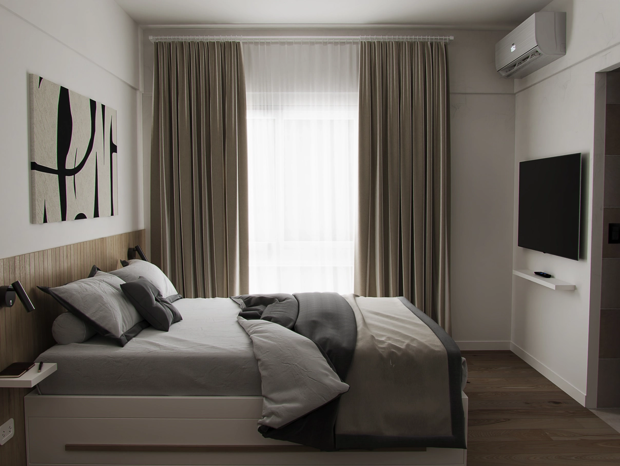 diseño de interior y arquitectura de monoambiente